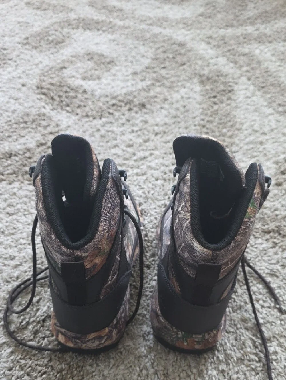 Ozark Trail Brown Camouflage Men's Rain & Snow Boots
